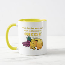 Poesia e queijo - Mug de citação de Chesterton