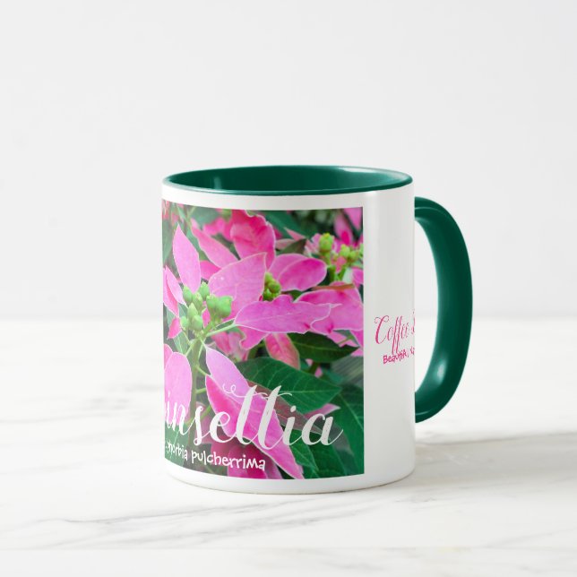 Caneca Poinsettia [Combo Mug] (Frente Esquerda)