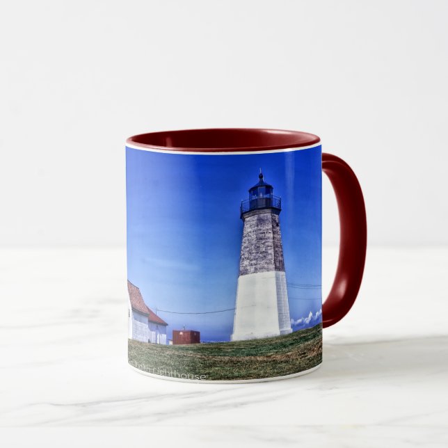 Caneca Point Judith Lighthouse, RI (Frente Esquerda)