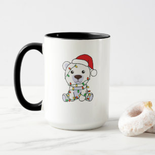 Caneca Polar Bear Christmas Winter Animals Polar Bears