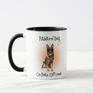 Caneca Polícia K9 Mug Café Engraçado Unidade Pawtrol