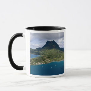 Caneca Polinésia Francesa, Bora Bora. Vista aérea de