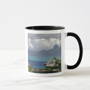 Caneca Polinésia Francesa, Moorea. Uma vista da ilha