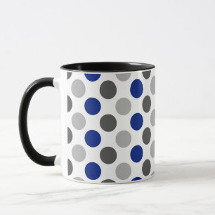 Caneca Polkadots - Cores de Sinalizador do Orgulho Greyge