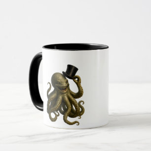 Caneca Polvo punk derrubando polvo steampunk elegante