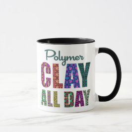 Caneca Polymer Clay All Day