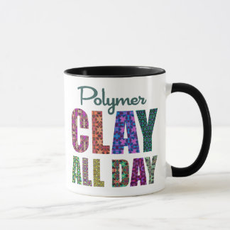 Caneca Polymer Clay All Day