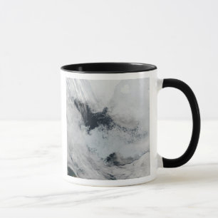 Caneca Polynya (água aberta) no mar de Beaufort