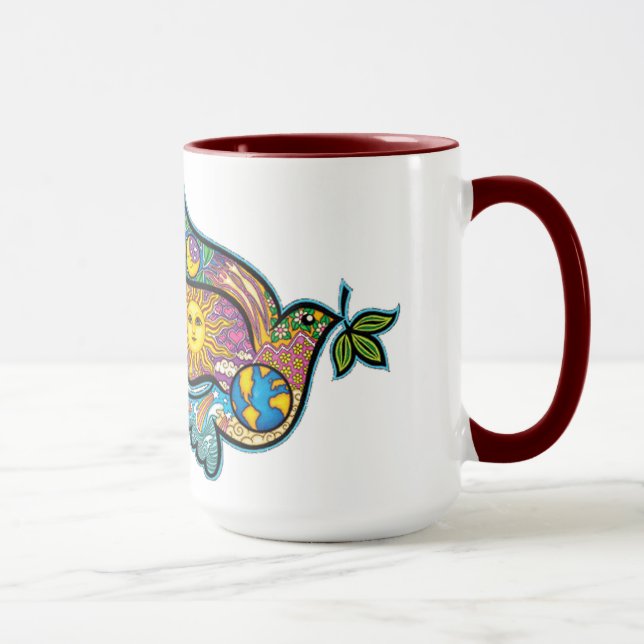 Caneca pomba pacífica... (Direita)