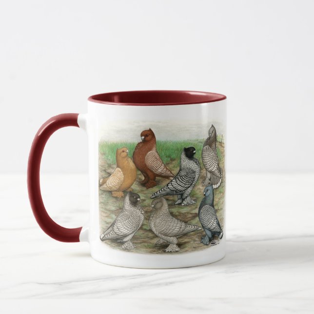 Caneca Pombos Clássicos Lacrados Blondinetes (Esquerda)
