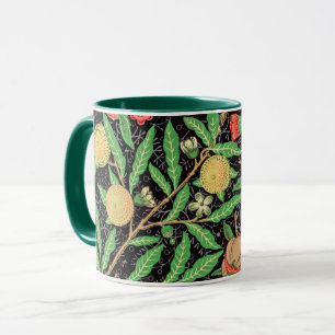 Caneca Pomegranato e Flores em Ramais