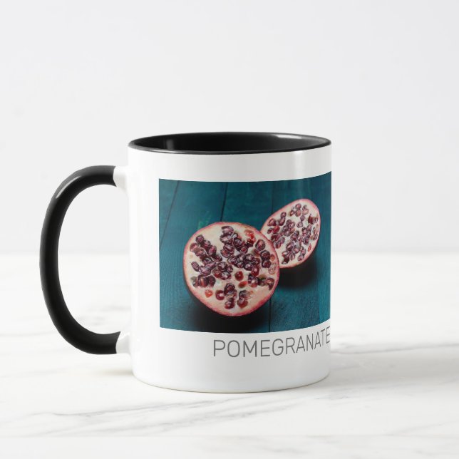 Caneca Pomegranato Fruta Vegan Gourmet Foodie Souvenir (Esquerda)