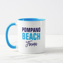 Caneca Pompano Beach Florida Coffee Mug