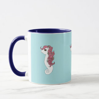 Caneca Pônei Marinho Tidal Bloom - Inspirado em My Little