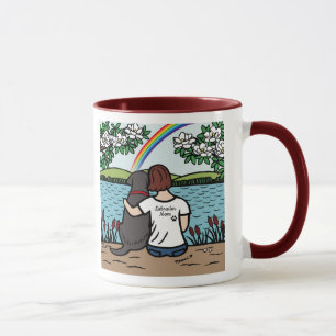 Caneca Ponte Black Labrador e Mãe Brown Rainbow 2