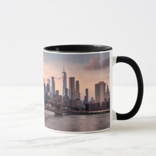 Caneca Ponte Brooklyn e Manhattan Inferior