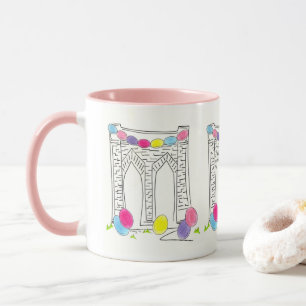Caneca Ponte Brooklyn - Ovos de Páscoa em Nova Iorque