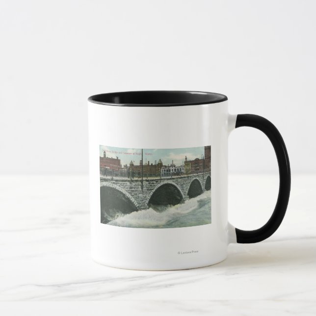 Caneca Ponte Court Street e Genesee em High Water (Direita)