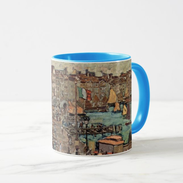Caneca Ponte Della Paglia, Veneza por Maurice Prendergast (Frente Esquerda)