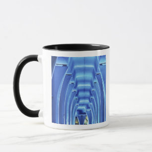 Caneca Ponte, iluminação por baixo, Porto de Miami,