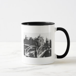 Caneca Ponte no Speicherstadt Hamburgo, c.1910