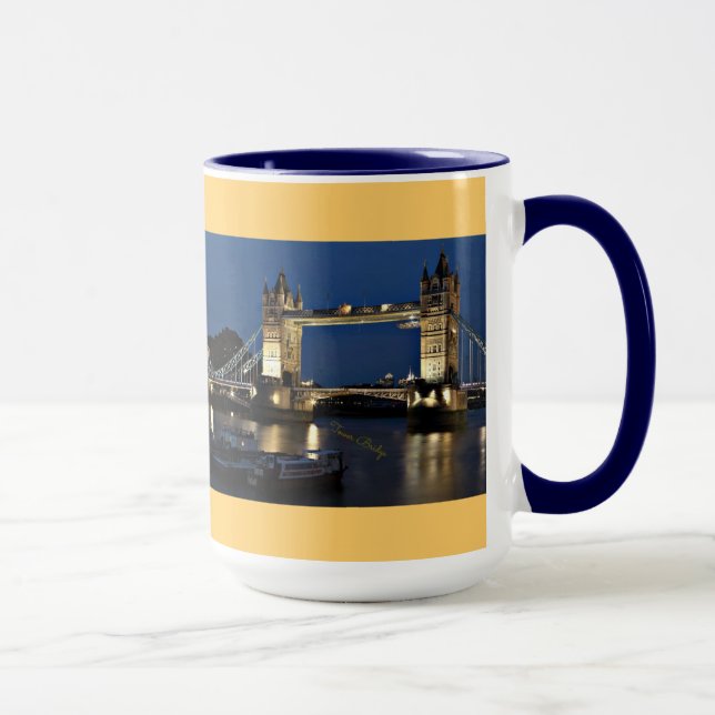 Caneca Ponte Torre à Noite (Direita)