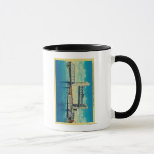 Caneca Ponte Torre Elevada para o Rio Sacramento