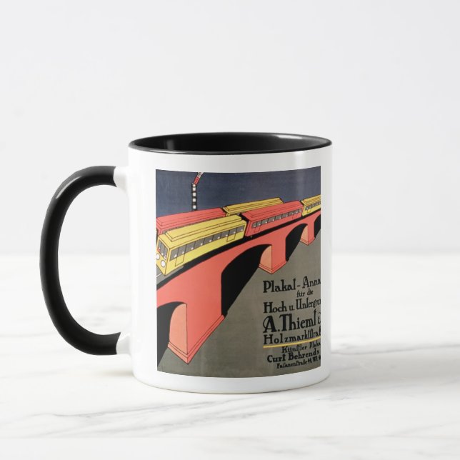 Caneca 'Ponto de coleta para a estrada de ferro excedente (Esquerda)