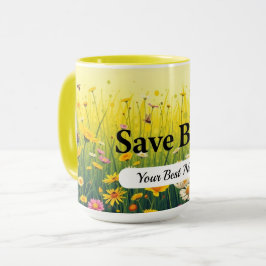 Caneca Ponto Salva Abelhas Personalizada