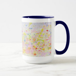 Caneca Pontos Amarelos e Rosa - Mug