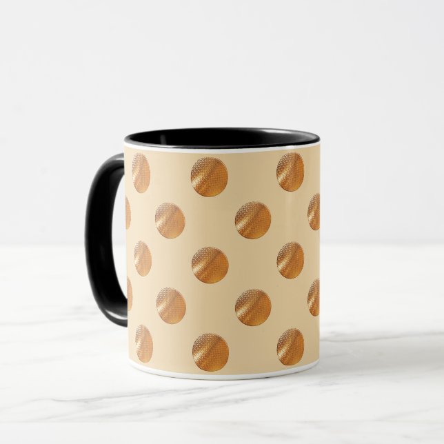 Caneca Pontos de ouro Polka (Frente Esquerda)