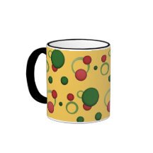 Pontos de padrão geométrico circulam em qualquer c