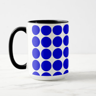 Caneca Pontos Polka - Azul Real