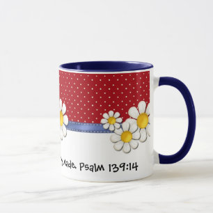 Caneca Pontos temìvel e maravilhosamente feitos da sarja