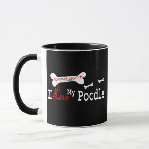 Caneca Poodle (Eu Amo)