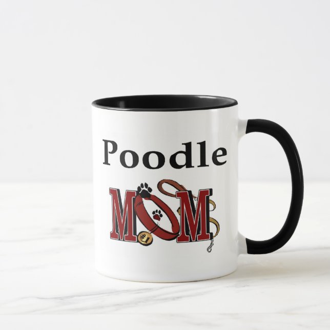 Caneca Poodle Mãe Mug (Direita)