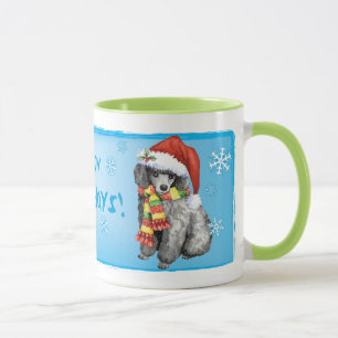 Caneca Poodle Miniatura Feliz Howliday