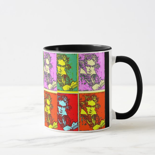 Caneca Pop Art Beethoven (Direita)