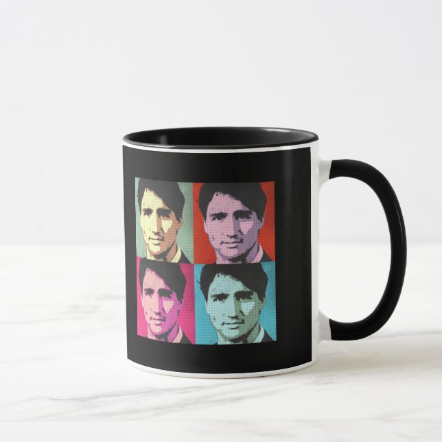 Caneca Pop art Justin Trudeau - sem redução - .png (Direita)