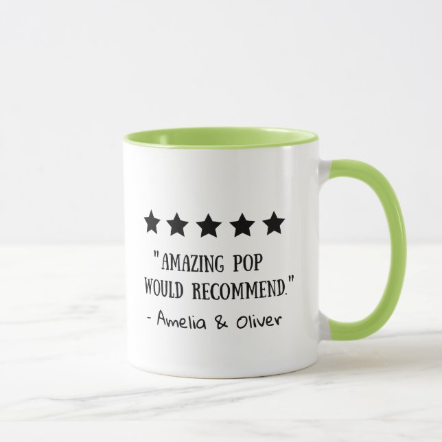 Caneca pop de 5 estrelas incríveis recomendado com classi (Direita)