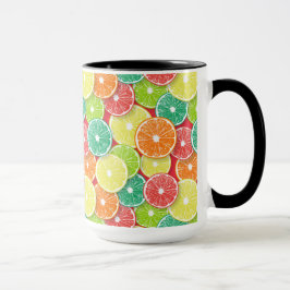 Caneca Pop de fatias de fruta Citrus art 2