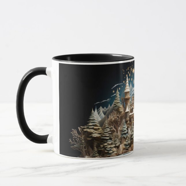 Caneca Pop do Castelo de Storybook de Natal (Esquerda)