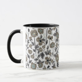 Caneca Poppiy Watercolor Floral