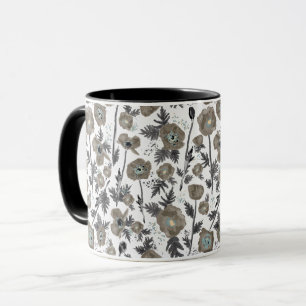 Caneca Poppiy Watercolor Floral