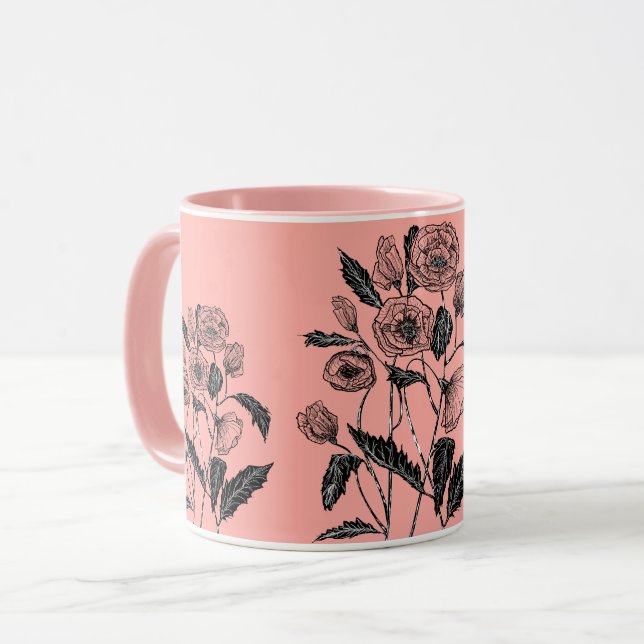 Caneca Poppy Art - (Frente Esquerda)