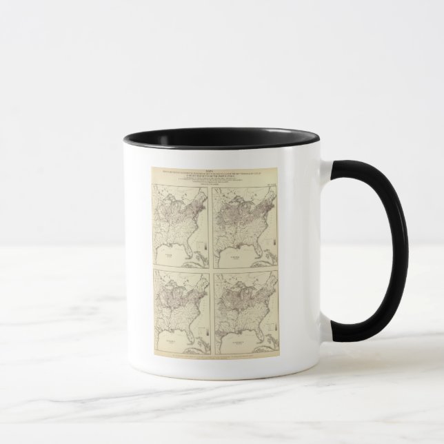 Caneca População irlandesa e alemã 1870 (Direita)