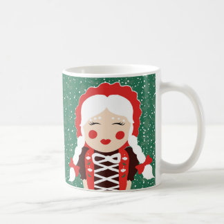Caneca popular da Sra. Claus Nevado do papai noel
