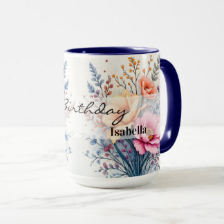 Caneca Popular Wildflowers Beautiful Luxury Collection