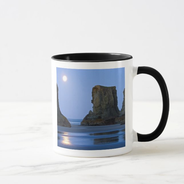 Caneca Pôr da lua, Praia de Bandon, Oregon. (Direita)