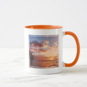 Caneca Pôr do sol ao longo da costa de Kauai
